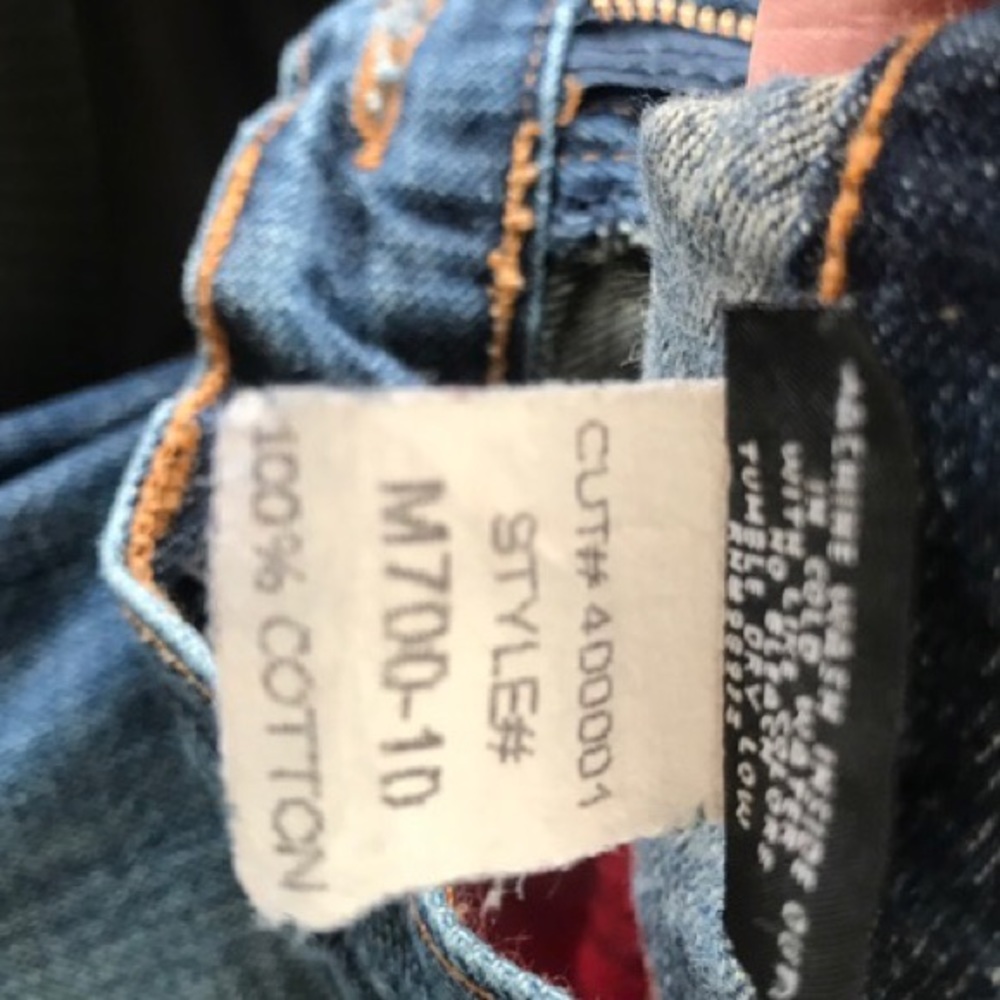 Red Engine jeans. - Picture 2 of 5